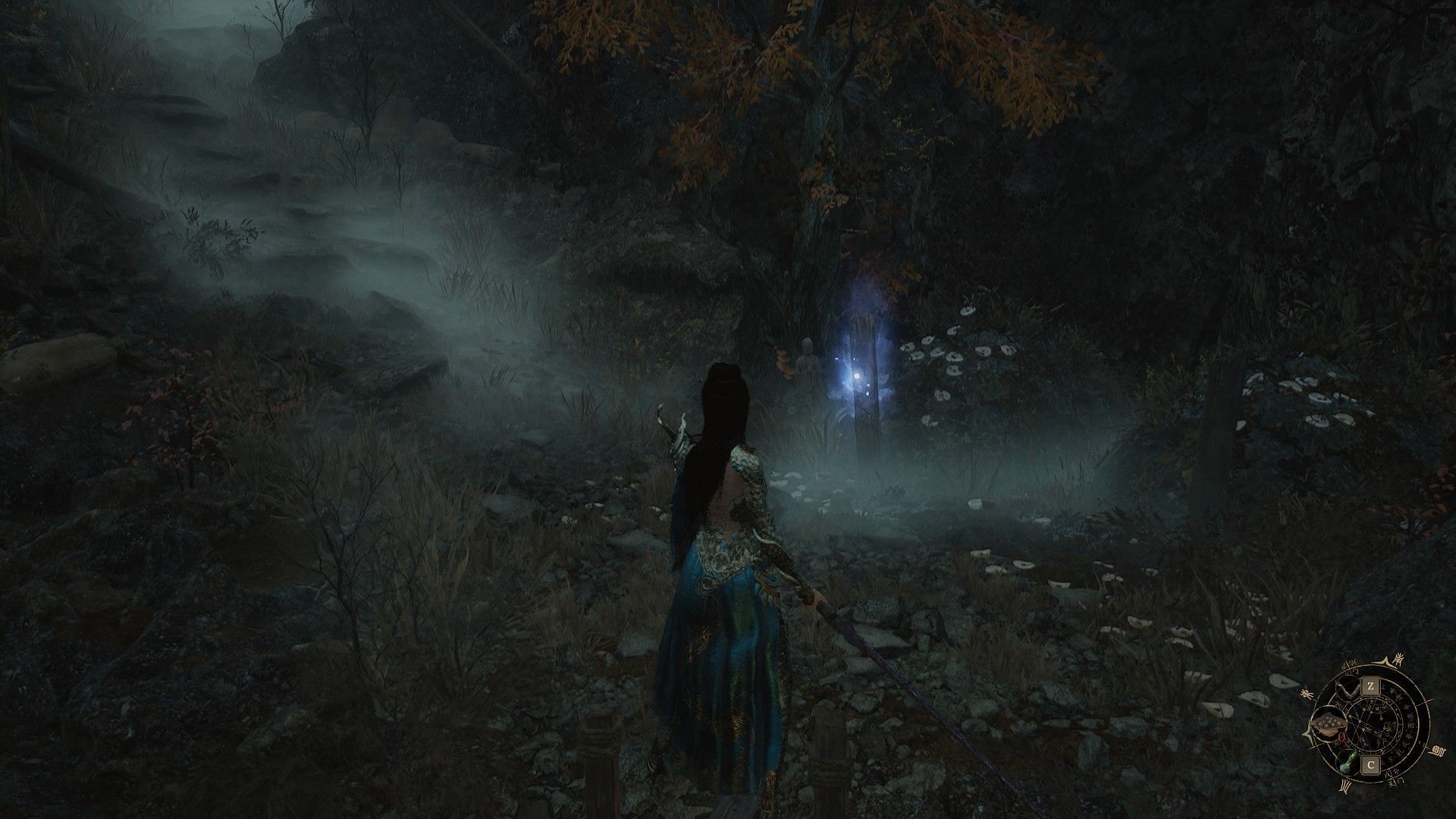 Interact with the grave (Image via 505 Games)